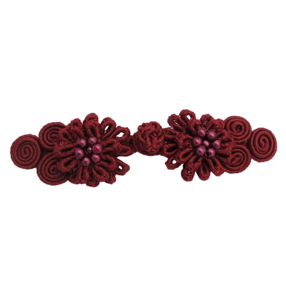 Flower Frog Button for Chinese Traditional Clothing Handcraft Accessories Stylish Frog Buttons Chinese Cheongsam