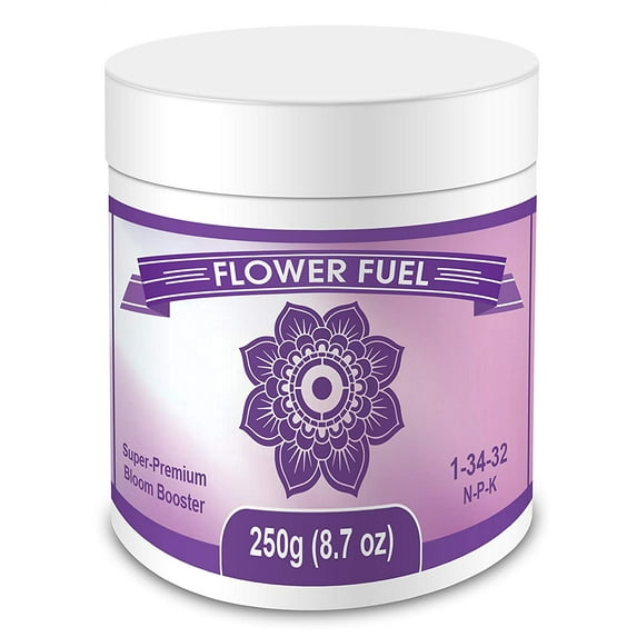 Flower Fuel 1-34-32, 250g - Best Bloom Booster Fertilizer for Bigger, Heavier Harvests by Element Nutrients (250g)
