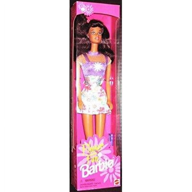 Flower Fun Barbie Doll Fashion Avenue Brunette Edition 1996 Flower Fun Barbie Doll Fashion Avenue Brunette Edition 1996