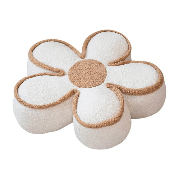 Flower Futon Thickened Cushion Five Petals Flower Home Decor Soft Sofa Cushion Bedroom Bedside Cushion,by Fanshiluo