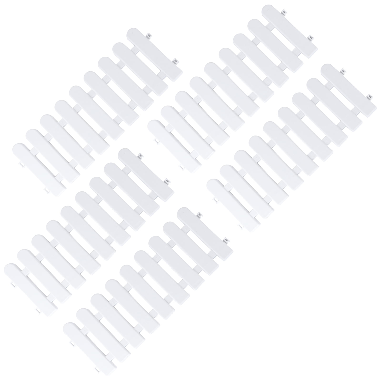 Topbathy 5Pcs White Garden Crawl Fence Made from PVC for Stylish Outdoor and Indoor Spaces