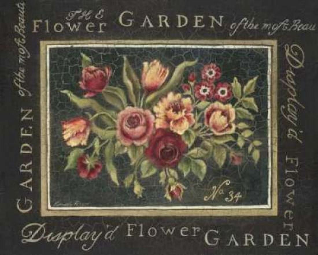 Flower Garden No 34 Canvas Art - Kimberly Poloson (20 x 24)