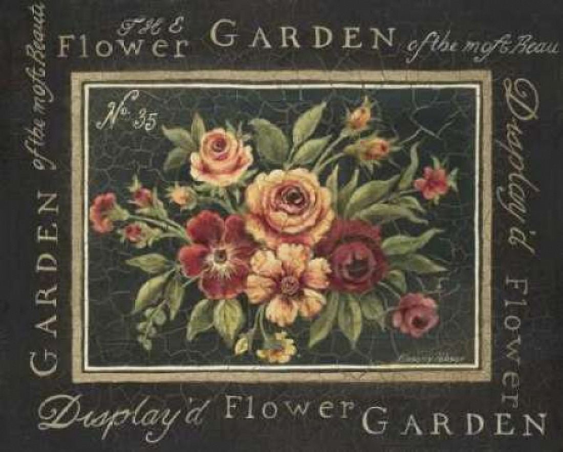Flower Garden No 35 Canvas Art - Kimberly Poloson (20 x 24)