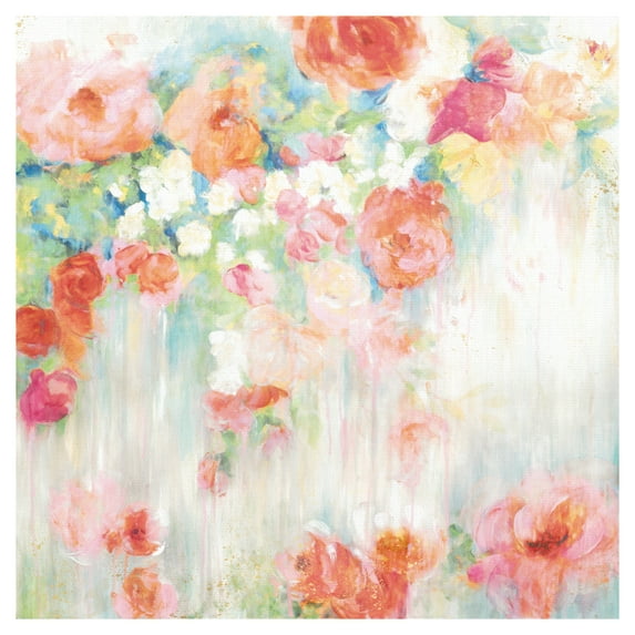 Flower Garden by Willowbrook Fine Art Canvas Art Print