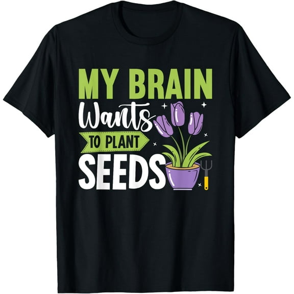 Flower Gardeners T-Shirt men and women can wear, black, white, gifts