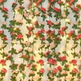 Flower Garland Rose Vines, Strands 6.5Ft Flowers Vines for Bedroom with