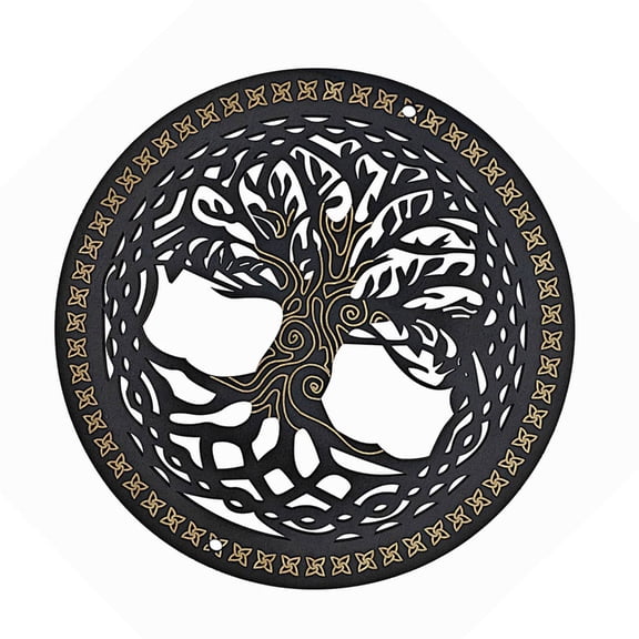 Flower Geometry Wall Decors Plaques Meditations Wood Wall Hangings Sign Yoga Bedroom Decorations Spiritual