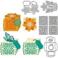 thumbnail image 1 of Flower Gift Box Theme Carbon Steel Cutting Dies Stencils for DIY Scrapbooking Photo Album Decorative Embossing Paper Card Mixed Shapes 72~116x140~170x0.8mm 5pc/set, 1 of 7