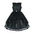 thumbnail image 1 of Flower Girl Dress Black Wedding Party Bridesmaid Dress 8 Years, 1 of 7