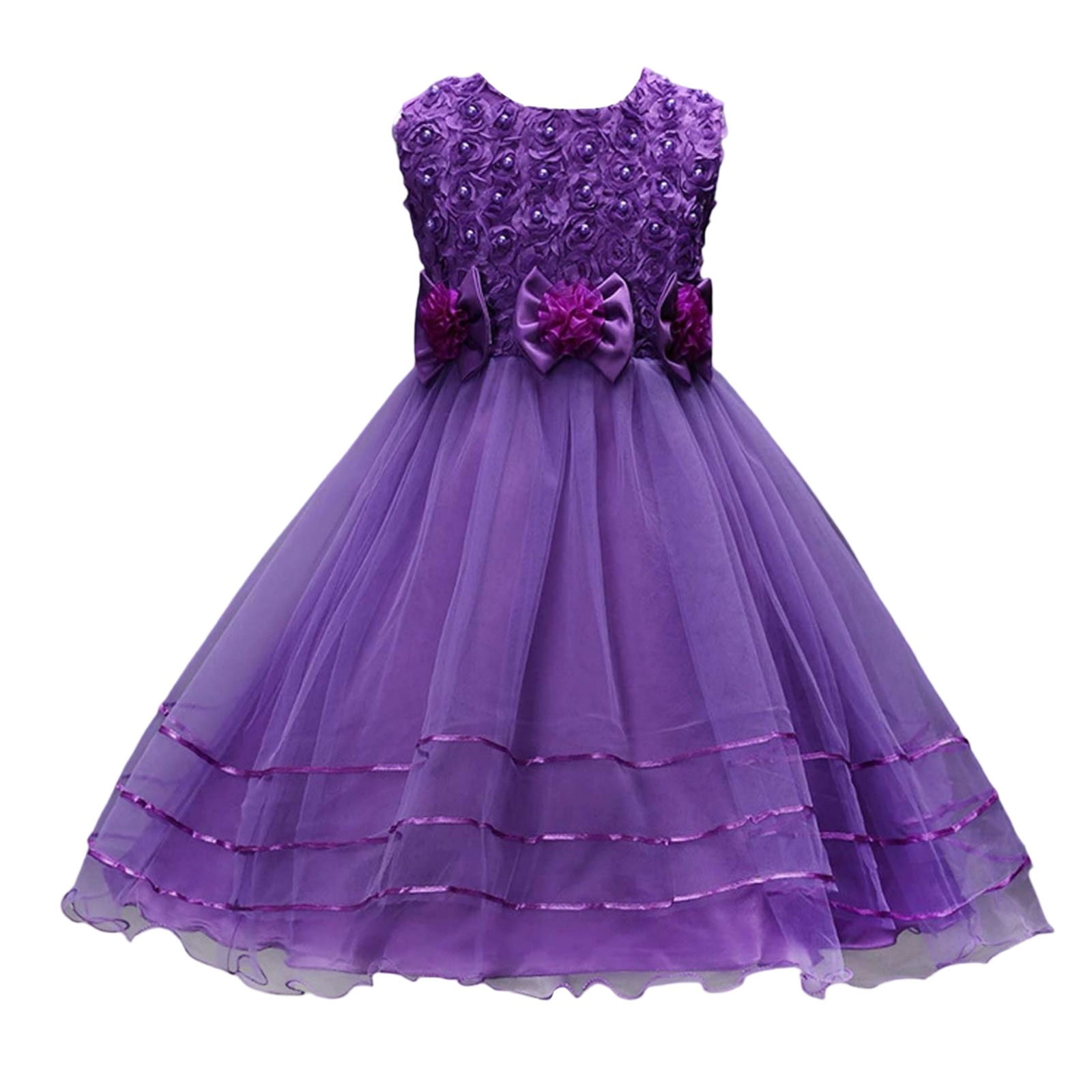 Short Girl Party Dress 5-10 Year GACH056 main image 1
