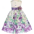 thumbnail image 1 of Flower Girl Dress Tea Length Pattern Spring Collection for Little Girl Lavender 12 KD.303, 1 of 2