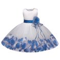 thumbnail image 1 of Flower Girl Dresses Infant Sleeveless Flower Prints Princess Custume Show Newborn Dress 6 Months-9 Months, 1 of 8