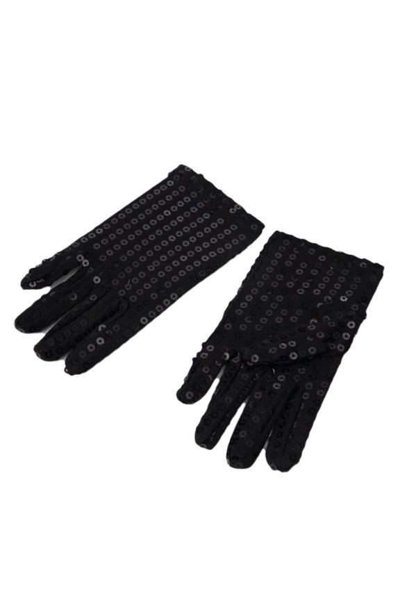 Flower Girl Gloves Sequined Gloves First Communion Short Princess Gloves for Wedding