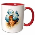 thumbnail image 1 of Flower Girl Lily 11oz Two-Tone Red Mug mug-302609-5, 1 of 3