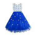thumbnail image 1 of Flower Girls Dress Lace Pearl Dimensional Flowers Pageant Wedding Tulle 8, 1 of 5