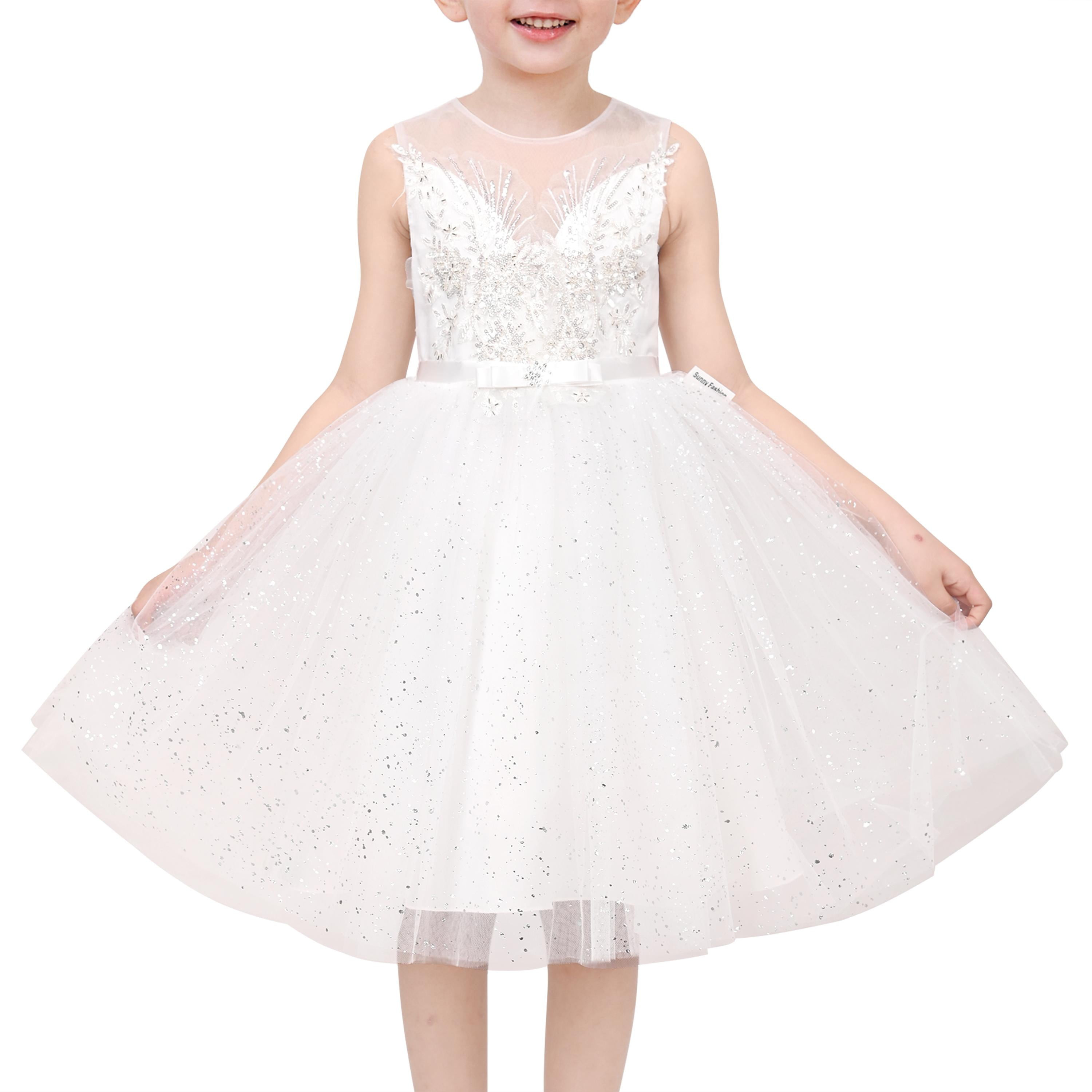 knee length dresses for ladies Hartford White Rhinestone Mesh Feather Trim Mini Dress main image 0