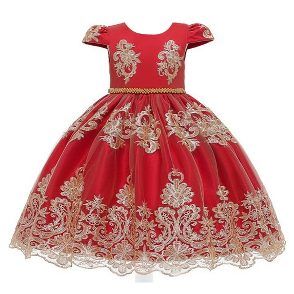 Flower Girls Dresses Toddler Princess Wedding Party Dress