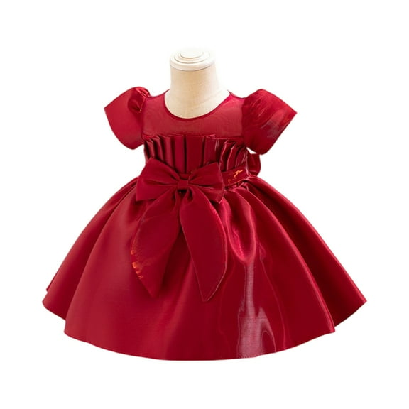 Flower Girls Embroidery Lace Bridesmaid Dress Wedding Party Full Length Dance Gown