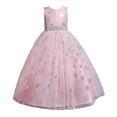 thumbnail image 1 of Flower Girls Maxi Dress Bridesmaid Wedding Pageant Party Princess Floral Boho Vintage Lace Dance Gown Formal Evening Dresses, 1 of 6