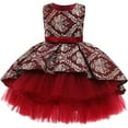 thumbnail image 1 of Flower Girls Princess Dress for Wedding Birthday Party Evening Gown Size 2-8Y, 1 of 7