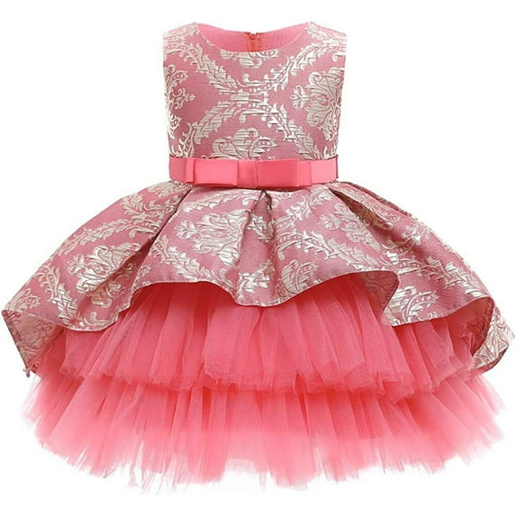 Flower Girls Princess Dress for Wedding Birthday Party Evening Gown Size 2-8Y