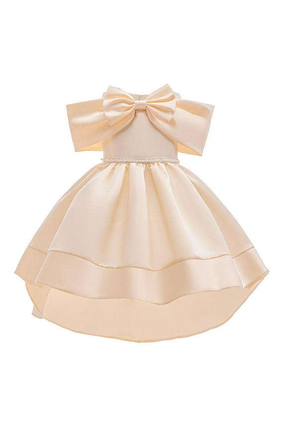 Flower Girls Sequin Dress Rainbow Tutu Birthday Party Princess Dress Pageant Gown for Age 3-10 Years Old Ndbuld 120cm/47.24in Yellow