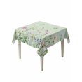 thumbnail image 1 of Flower Green Table Cloth, Blue Pink Daisy Wildflower Floral Botanical Waterproof Tablecloth for Square Tables, Reusable Washable Fabric Table Cover for Restaurant Kitchen Dining Tables 60"x60", 1 of 6