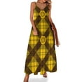 thumbnail image 1 of Flower Grid Pattern Sleeveless Dress Dresses Summer Elegant Dresses for Women Long Dress, 1 of 5