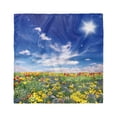 thumbnail image 1 of Flower Head Scarf, Flowers Cloudy Sky, Head Wrap, 3 Sizes, by Ambesonne, 1 of 2
