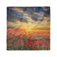 thumbnail image 1 of Flower Head Scarf, Scenic Field Sunset Sky, Head Wrap, 3 Sizes, by Ambesonne, 1 of 2