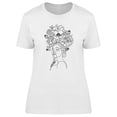 thumbnail image 1 of Flower Head T-Shirt Women -Image by Shutterstock, Female Large, 1 of 2