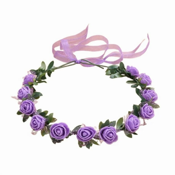 Flower Headbands Women Bridal Flower Crowns For Wedding Party Supply Floral Garland Crowns Hair Wreath Floral Photoshoot