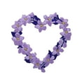 thumbnail image 1 of Flower Heart - Purple - Small - Iron on Applique/Embroidered Patch, 1 of 1