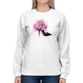 thumbnail image 1 of Flower Heel Ii Sweatshirt Women -Grace Popp Designs, Female 3X-Large, 1 of 4