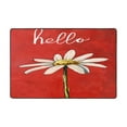 thumbnail image 1 of Flower Hello Daisy Rugs Washable Cover Floor Rug Carpets Bathroom Decorations For Kitchen Bedroom Indoor 36"X24", 1 of 4