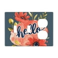 thumbnail image 1 of Flower Hello Daisy Switch Cover Decorative Wall Plate 3-Gang 2-Toggle 1-Duplex Standard Size, 1 of 5