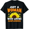 thumbnail image 1 of Flower Hippie Sunflower Lover Girls Women Sunshine Sunflower T-Shirt, 1 of 5