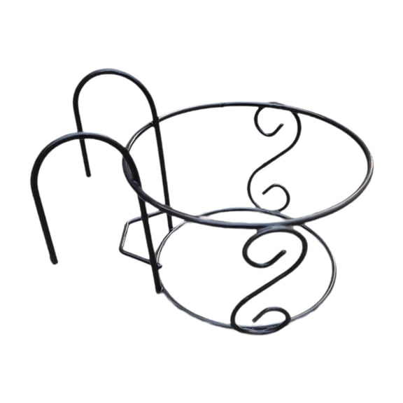 Flower Holder Hanging Planter Plant Basket with Easy Hang Hook Design for Outdoor Garden Wall Porch Railing