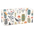 thumbnail image 1 of Flower House Leaves Acrylic Pencil Pen Holder Cup 4 Compartments Desktop Organiser 7.87"x2.78"x3.54", 1 of 7