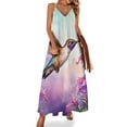 thumbnail image 1 of Flower Hummingbird Sleeveless Dress Women's Luxury Party Dress Birthday Dresses for Women, 1 of 7