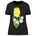 thumbnail image 1 of Flower Hyacinth And Butterfly  T-Shirt Women -Image by Shutterstock, Female 3X-Large, 1 of 2