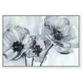 thumbnail image 1 of Flower Impressions Canvas Modern Abstracts by Art Remedy, White Frame, 54 x 36, 1 of 7