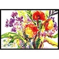 thumbnail image 1 of Flower Indoor Or Outdoor Mat, 1 of 1