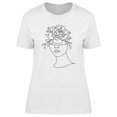 thumbnail image 1 of Flower Inside Woman Head T-Shirt Women -Image by Shutterstock, Female Medium, 1 of 2