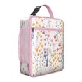 thumbnail image 1 of Flower Insulated Lunch Bag Box Teen Reusable Lunch Bag Lightweight Lunch Tote Portable Bag Office Travel, 1 of 6