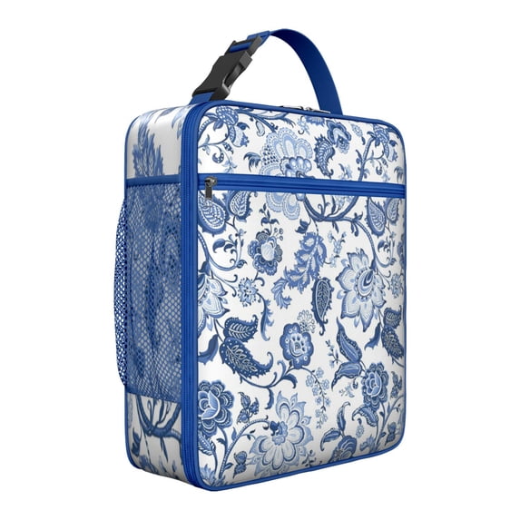 Flower Insulated Lunch Box Men Reusable Lunch Tote Bag Lightweight Lunch Tote Portable Bag Work Camping