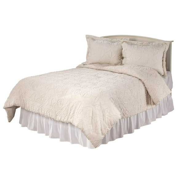 3-Pc. Jacquard Floral Comforter Set by OakRidge™