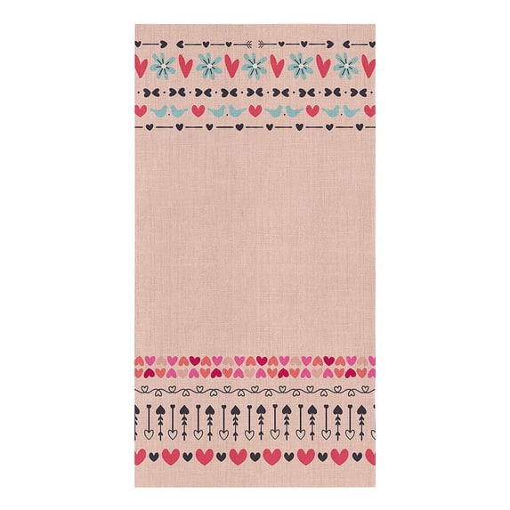 Flower Lavender Boho Kitchen Towel Cleaning Cloth Microfiber Soft Household Super Absorbent Dish Washing Cloth