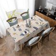 thumbnail image 1 of Flower Leaves Waterproof Rectangular Tablecloth Dining Table Coffee Table Cover Outdoor Picnic Cloth, 1 of 5