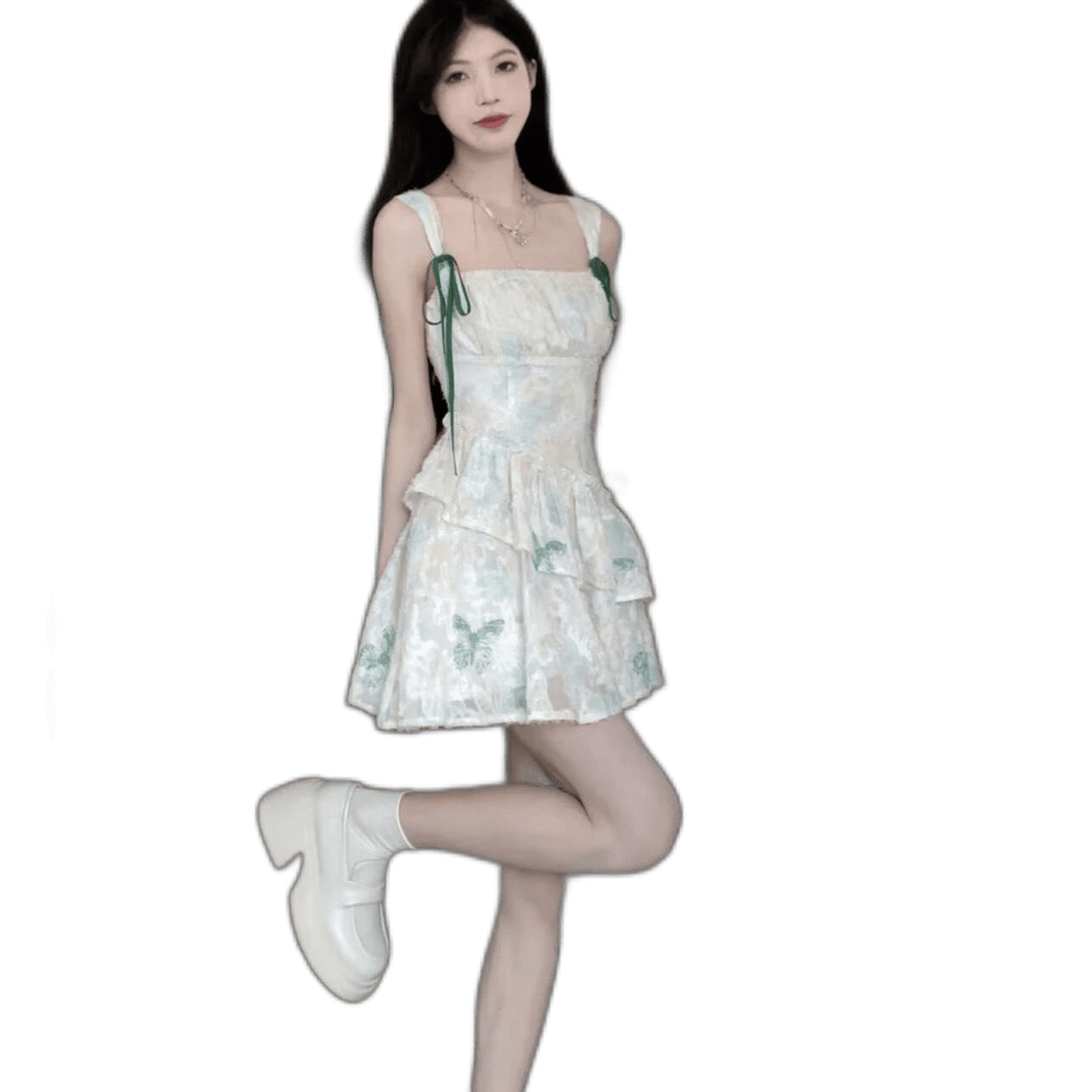 Flower Like A Brocade French Gentle Wind, High Waist Design Sensitive